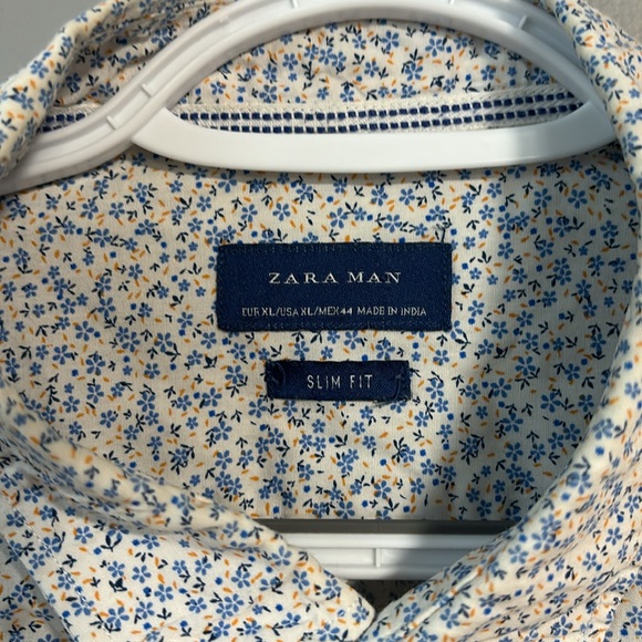 Zara Patterned men’s dress shirt. Size L - Picture 2 of 3